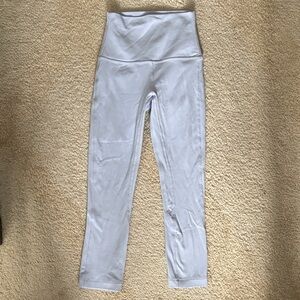 Lululemon align cropped leggings size 0 light lilac
